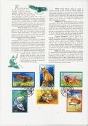 2009 - PROTECTED FAUNA FROM ROMANIA ( Printing Of 400 Numberad Copies !!! ) - FDC