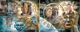 Centrafrica 2012, Maya Civilization, 4val In BF+BF - American Indians