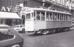 Photo : Roma  (Italie) Tram Linea 30  Presso Piazza Risorgimento    Foto Da 1977 - Transports