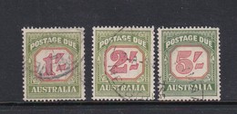 Australia Postage Due Stamps SG D129-131 1953 Used Stamps - Impuestos