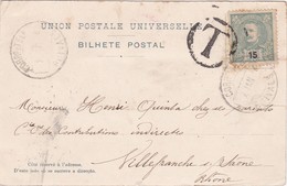 POSTCARD PORTUGAL- UMA RAPARIGA DO MINHO - MULTA - RUIVAES , BRAGA To FRANCE - Postal Logo & Postmarks