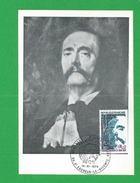 FRANCE CARTE MAXIMUM  N° 1823 Barbey D'aurevilly Theme Sauveur Le Vicomte Theme Ecrivain Libre Literature - 1970-1979