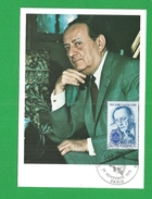 FRANCE CARTE MAXIMUM  N°  2032B Andre Malraux Theme Ecrivain Livre Literature - 1970-1979