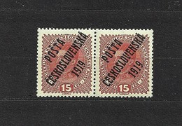 Czechoslovakia 1919. MNH ** Mi 63 Sc B7 Austrian Stamps Of 1916-18 Overprinted In POSTA CESKOSLOVENSKA C3 - Ongebruikt
