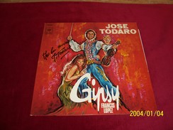 JOSE TODARO  ° GIPSY  FRANCIS LOPEZ  °°  POCHETTE AVEC AUTOGRAPHE - Autógrafos