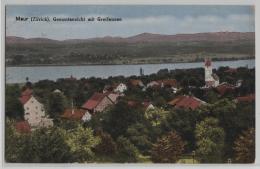 Maur (Zürich) Gesamtansicht Mit Greifensee - Photo: Hch. Sattler - Greifensee