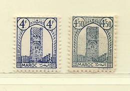 MAROC  ( FRMAR - 39 )  1943  N° YVERT ET TELLIER   N°  218/219  N** - Ongebruikt