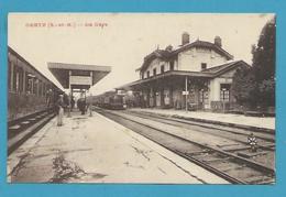 CPSM - Chemin De Fer Arrivée D'un Train En Gare GRETZ 77 - Gretz Armainvilliers