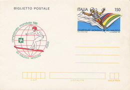 ITALIA - Intero Postale - SCI NAUTICO - CAMPIONATO MONDIALE 1981 VELOCITA' - Ski Nautique