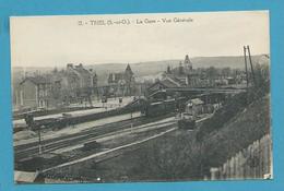 CPA 12 - Chemin De Fer Vue Générale Train Gare TRIEL-SUR-SEINE 78 - Triel Sur Seine