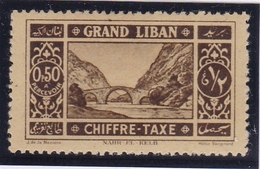Grand Liban Taxe N° 11 Neuf * - Timbres-taxe