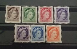 Canada, 1954, Mi: 290/95A (MNH) - Ungebraucht