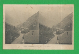 CARTE POSTALE  CAUTERETS Vue Prise De Mahourat STEREOSCOPIE - Cauterets