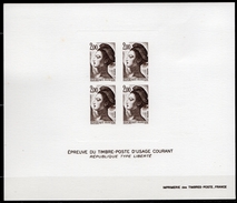 1983 - Epreuve Du Timbre-Poste D'usage Courant "REPUBLIQUE TYPE LIBERTE" 2fr Brun (Tp N°2274) Imprimé En Taille Douce - Epreuves De Luxe