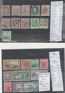 TIMBRE DE  Océanie > Nouvelle-Zélande > 1855-1907 Colonie Britannique   NR VOIR SUR PAPIER AVEC TIMBRES  COTE 166.05&eur - Used Stamps
