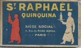 PETIT CARNET De Bar Ou Restaurant SAINT RAPHAEL QUIQUINA - Liqueur & Bière