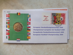 Enveloppe Numismatique Belgique Belgie  Championnat Européen De Football - FDC, BU, BE, Astucci E Ripiani