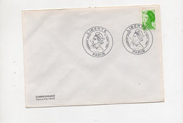 Enveloppe 1er Jour  Type Liberté Delacroix Par  Gandon  Paris   4 Janvier 1982  1,40 (YT 2186) - 1980-1989