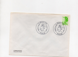 Enveloppe 1er Jour  Type Liberté Delacroix Par  Gandon  Paris   4 Janvier 1982  2,00 (YT 2188) - 1980-1989