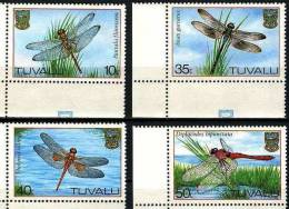 TUVALU Insectes, Insecte, Insect, Insects, Insectos, Insekten. Libellules. Yvert N° 201/04 ** MNH Perforate - Other & Unclassified