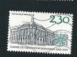 N° 2289 Musée Des Douanes à Bordeaux Et Emblème Du CCD   France  Oblitéré  1983 - Andere & Zonder Classificatie