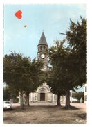 38964-ZE-40-GABARRET-Place De L' Eglise------voiture - Gabarret