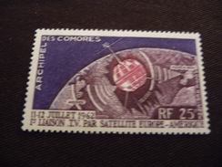 TIMBRE  COMORES  POSTE  AERIENNE  N  7  COTE  6,00  EUROS   NEUF  LUXE** - Airmail