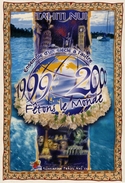 Entier Postal De 1999 Sur CP Avec Illust. "Ensemble D´un Siècle à L´autre - 1999-2000 - Fêtons Le Monde (fond Bleu)" - Enteros Postales