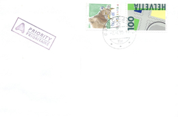 1999. Switzerland, The Letter Sent By Prioritaire Post To Moldova - Storia Postale