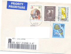 1998. Austria, The Letter Sent By Registered Prioritaire Post To Moldova - Covers & Documents