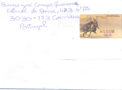 2000. Portugal, The Letter Sent By Ordinary Post To Moldova - Briefe U. Dokumente