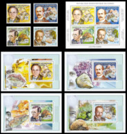 République Démocratique Du Congo - 2132/2135 + BL219/222 + BL223 - Prix Nobel - 2002 - MNH - Ungebraucht