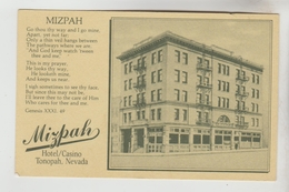 CPSM TONOPAH (Etats Unis-Névada) - MIZPAH Hôtel Casino - Autres & Non Classés