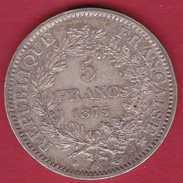 France 5 Francs Hercule 1875 A - Sonstige & Ohne Zuordnung