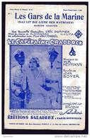 PARTITION - LES GARS DE LA MARINE - FILM "LE CAPITAINE CRADDOCK" - U.F.A. -MUSIQUE : W.R. HEYMANN - PAROLES : JEAN BOYER - Filmmusik
