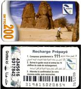 Phonecard Télécarte Mobilis Algérie Algeria - Model 3 - Tamanrasset Desert Sahara Telefonkarte Telefonica - Argelia