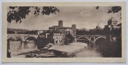 CARTOLINA Anni '30 " ROMA - ISOLA TIBERINA" NON VIAGGIATA - Fiume Tevere