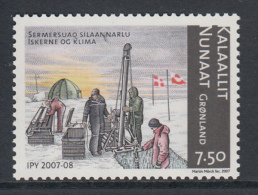 Greenland MNH 2007 Scott #491 7.50k Scientists Drilling Ice Cores - Int'l Polar Year - Ungebraucht