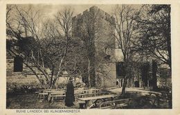 Ruine Landeck Bei Klingenmünster (Tyrol) Burghof - Carte Non Circulée - Landeck