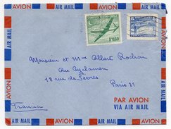 Chili ---lettre De SANTIAGO  Pour Paris (France) --- Timbres Sur Lettre-- - Chile