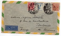 Brésil--1947--lettre  Pour Toulouse (France)--timbres  -- Cachets - Covers & Documents