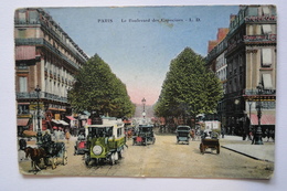 France Paris Le Boulevard Des Capucines 1922  A 120 - Markten, Pleinen