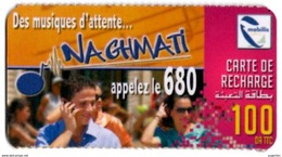 Phonecard Télécarte Mobilis Algérie Algeria - Musiques D'attente Waiting Music Telefonkarte Telefonica - Argelia