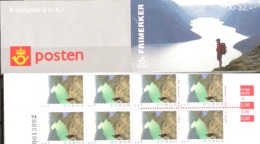 Norway Norge 1996 Tourist Stamps, Besseggen, Mi 1208 In Booklet, MNH(**) - Booklets