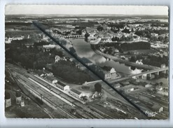 CPM -  Gray (Hte Saône) - Vue Aérienne - La Gare, La Saône Et Les Deux Ponts - Gray