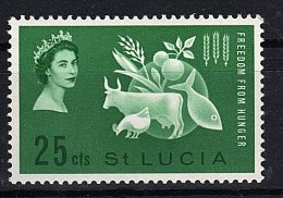 St Lucia, 1963, SG 194, Mint Hinged - St.Lucia (...-1978)