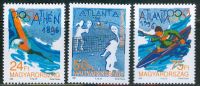 HUNGARY-1996. Summer Olympics,Atlanta(Sport,Swimming,Surfing)MNH!! Mi:4376-4378 - Unused Stamps