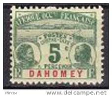 DAHOMEY (RF) 1906 -  Taxe Yv.no.1 Neuf*(d) - Unused Stamps