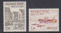 Greenland 1974 Grönländischer Handel 2v ** Mnh (35244) - Neufs