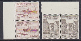 Greenland 1974 Grönländischer Handel 2v (pair, Margin) ** Mnh (35244B) - Unused Stamps